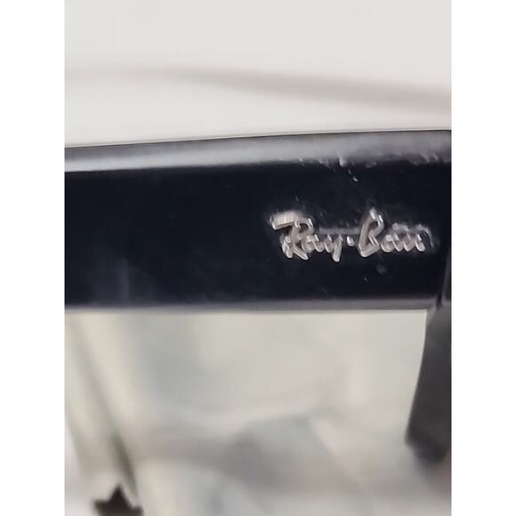 Ray Ban ROUNDABOUT Black RB2192 901/31 47□22 145 3N Sunglasses Italy w/RB Cloth - Picture 6 of 8